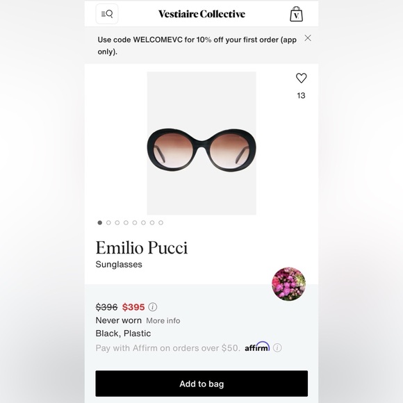 Emilio Pucci Brown Tortoise Oval Sunglasses EP127 52F - Picture 11 of 12